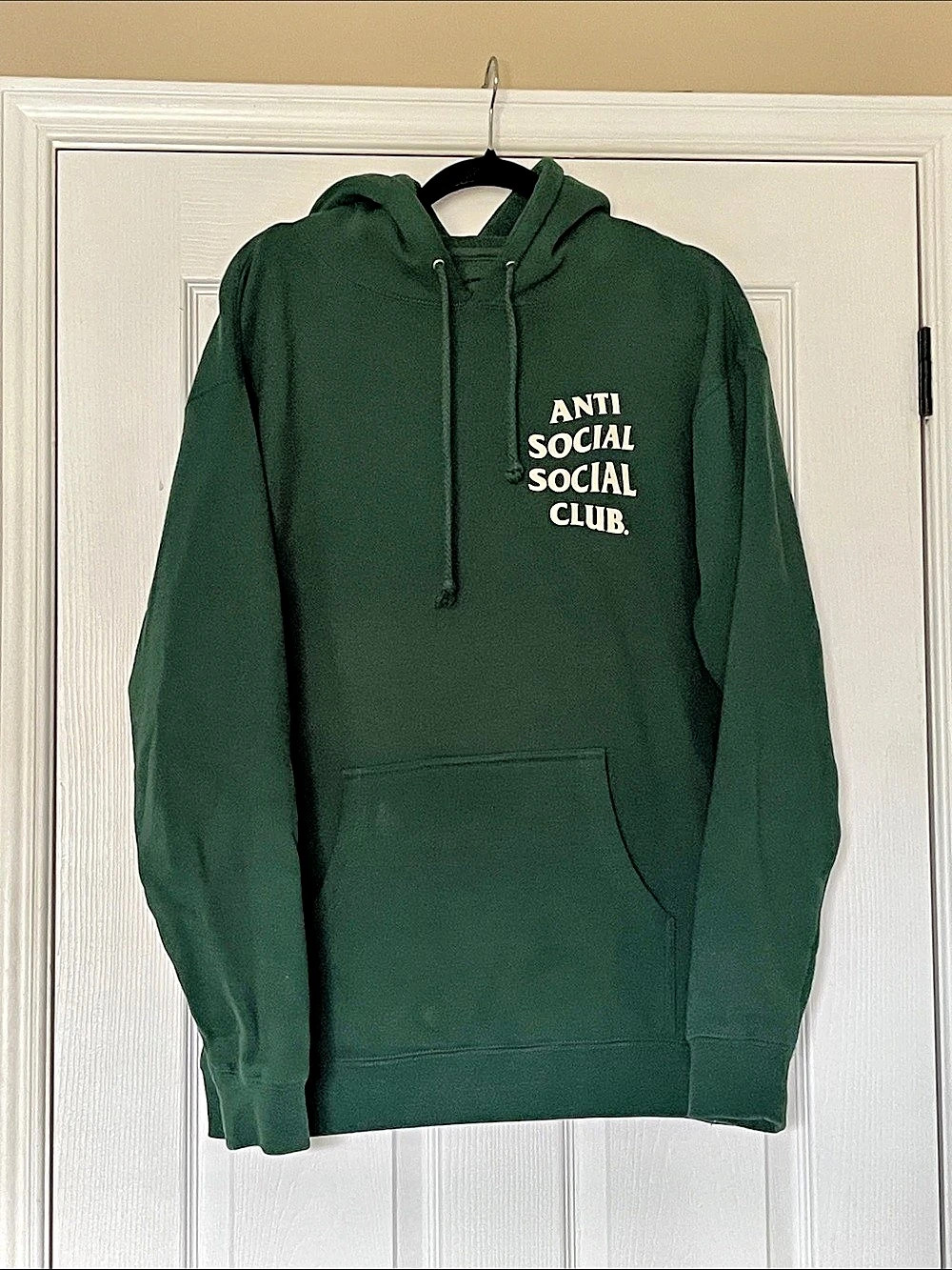 Anti Social Social Club hoodie Green Graphic Like New